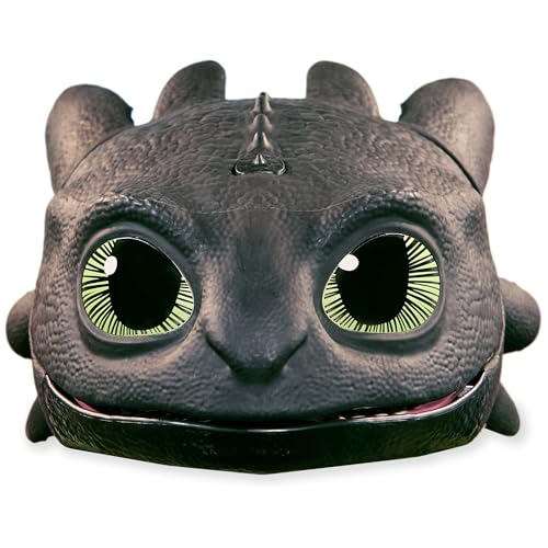 Dreamworks Dragons How To Train Your Dragon, Electronic Blast & Roar Toothless Mask, Kids Dress Up & Pretend Play Costumes for Boys & Girls Ages 4 & Up