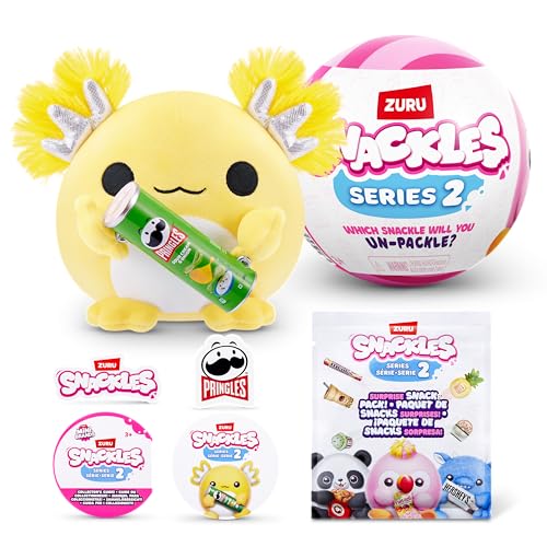 Snackles Series 2 5-inch by ZURU Cuddly Squishy Comfort 5-inch Plush with Licensed Snack Brand Accessory