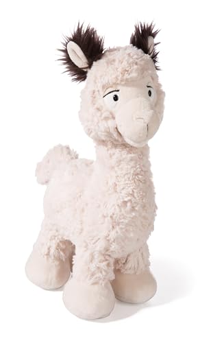 🔥 STARKER PREIS (-47%) NICI Kuscheltier Alpaka Elli 25cm beige - Stofftier aus weichem Plüsch, niedliches Plüschtier zum Kuscheln und Spielen, für Kinder & Erwachsene - tolle Geschenkidee - 61505
