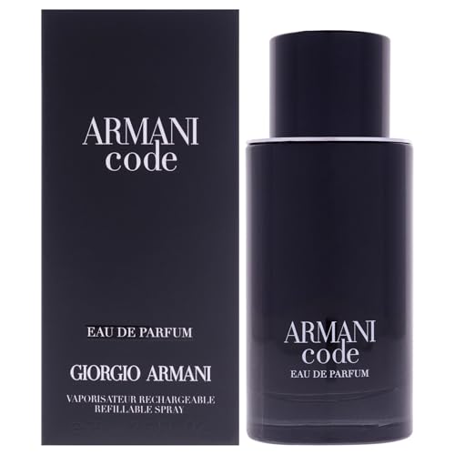 Armani Beauty – Code – Eau de Parfum – Cologne for Men – Fougère Ambery Spicy Men’s Fragrance – Green Mandarin, Nutmeg, Tonka Bean Notes - 2.5 Fl Oz