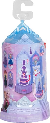 🔥 SELTEN SO GÜNSTIG (-46%) Mattel Disney Frozen Surprise Kleine Puppen & Minischloss Spielsets mit drehender Puppenenthüllung, Ice Castle Spin Surprise aus Filmen (Stile können variieren)