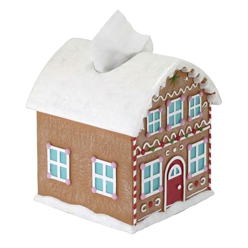 Avanti Linens - Tissue Box Cover, Resin Counterop Accessories, Christmas Decorations (Sweet Treat Collection)