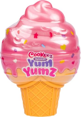 Cookeez Makery Yum Yumz Twin Pack, Full of Fun and Full of Yum! Add Ingredients & Discover 2 Super-Cute Scented Surprise Plush Pets Inside an Ice Cream Cone You Can Customize - Styles May Vary