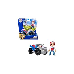 Paw Patrol Patrulla Canina - Moto Juguete Quad de Rescate Y Figura Ryder Juguetes Niños 3 Años + - Regalo Niños 3 Años - Patrulla Canina Juguetes