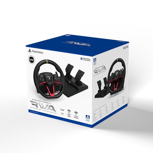 HORI Wireless Racing Wheel Apex for Playstation 5, PlayStation 4 and Windows 11/10