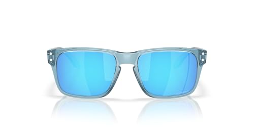 Oakley OJ9014 Holbrook XXS Rectangular Sunglasses, Transparent Stonewash/Prizm Sapphire, 50 mm