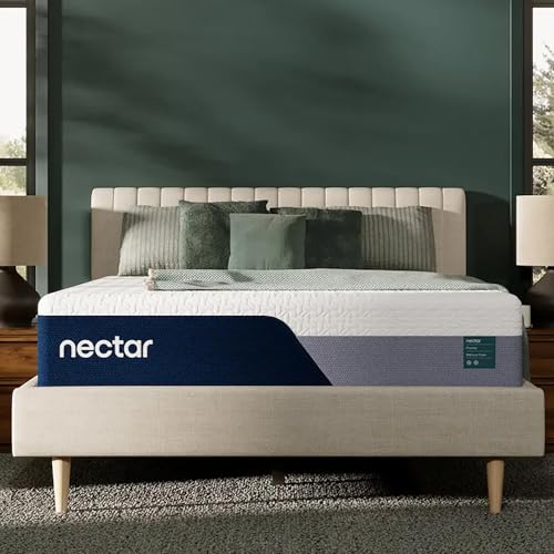 Nectar Premier 13” Queen Mattress - Medium Firm - Contouring Memory Foam - Cooling Upgrade - 2” Pressure Relief Layer - Mattress in a Box - 365-Night Trial & Forever Warranty