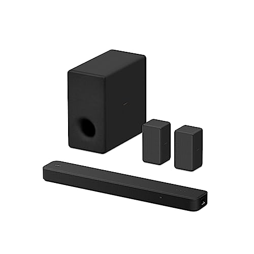 Sony HT-S2000 5.1ch Dolby Atmos Compact Soundbar Home Theatre System with SA-SW3 Wireless Subwoofer and SA-RS3S Rear Speaker(Dolby Atmos/DTSX, Bluetoo