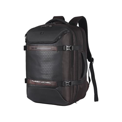 Turbo 4 19"/40L Large Water Resistant Anti Theft Laptop Backpack with Raincover | Casual Backpack | Daypack | Travel Backpack | College Bag For Men/Wo