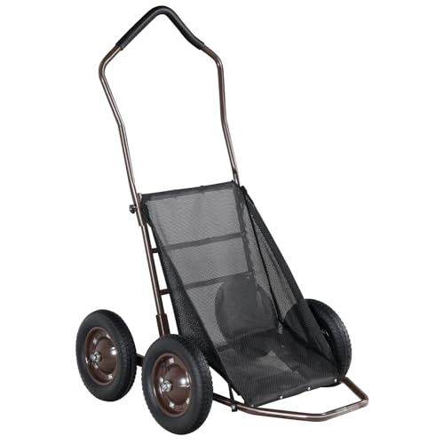 VEVOR Deer Cart, 500 LBS Capacity Folding Game Cart, Deer Cart Game Hauler with 4 Big Wheels & Ergonomic Handle, Heavy-Duty Game Cart Accessories, Utility Gear Dolly for Hunting Fishing Hiking