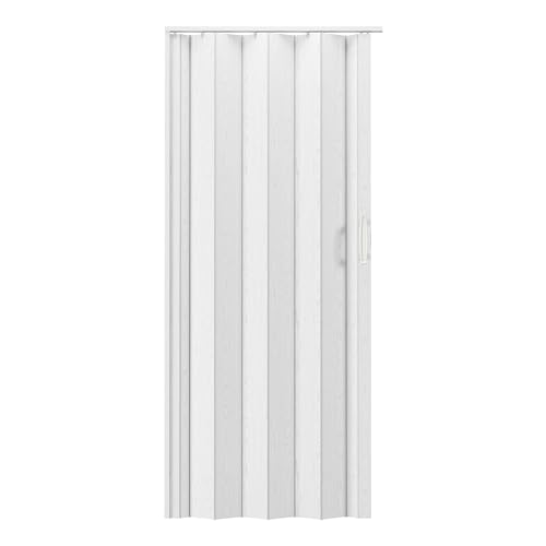 Techni Home Studio Series 32" W PVC Foldable Accordion Doors, White