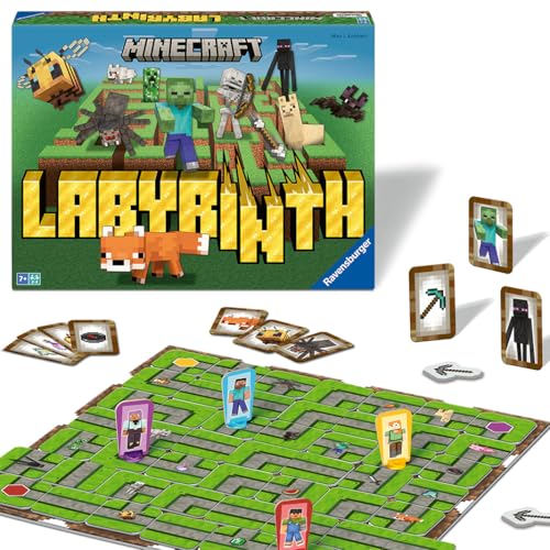 (-45%) Ravensburger 24684 - Minecraft Labyrinth - Der Spieleklassiker für 2-4 Spieler ab 7 Jahren mit Charakteren und Gegenständen aus dem Computerspiel Minecraft
