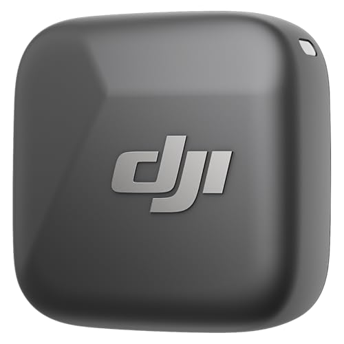 DJI Mic Mini Transmitter (Infinity Black), Ultralight, Wireless Lavalier Microphone for DJI Action 5 Pro/Osmo Pocket 3, Noise Cancelling, Wireless Microphone for Camera/iPhone/Android, Vlog, Streaming