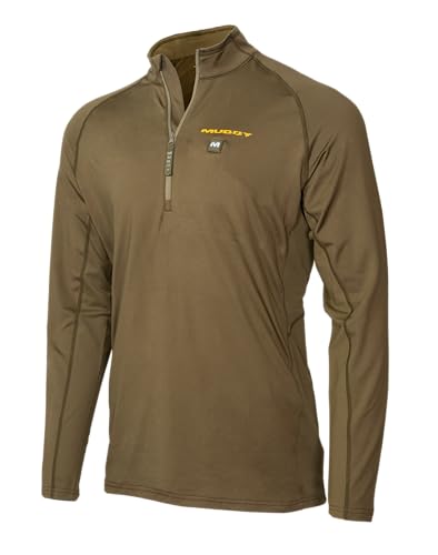 Muddy Outdoors Men's Nucleus Heated Base Layer Shirt Brown Clay 3XL