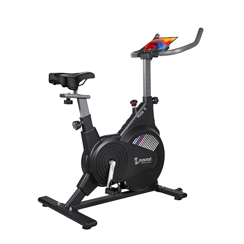 Cockatoo Ride-X 7Kg Fly Wheel Spin Bike, Exercise Cycle For Home With Adjustable Resistance & Heart Rate Sensor for Gym Cycle For Home Workout|Max Wei