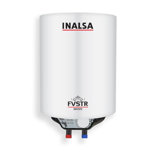 Inalsa FVSTR M Series 10-L 5 Star Rates Storage Water Heater (Geyser) With Advanced 3 Level Safety|Smart Energy Management|8 Bar Pressure|3 Yr Warrant