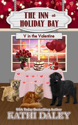 V in the Valentine book cover
