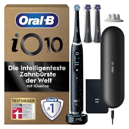 🔥 STARKER PREIS (-50%) Oral-B iO Series 10 Elektrische Zahnbürste, Schwarz