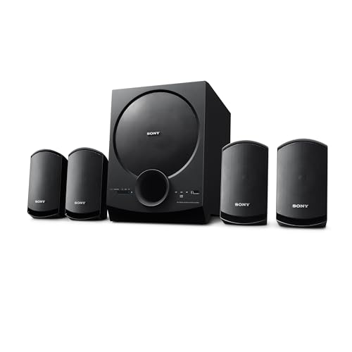 Sony SA-D40M2 All in One 4.1ch Home Theatre System with 100W Power Output and Powerful Subwoofer – Black (Model no.YY2090C)