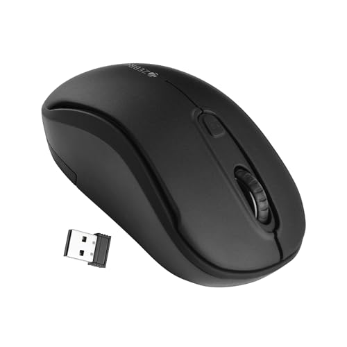 ZEBRONICS Dash Pro 2.4GHz Wireless Mouse, Upto 1600 DPI, 3 Level DPI, High Precision, Power Saving Mode, Comfortable & Lightweight, for Mac | Laptop |