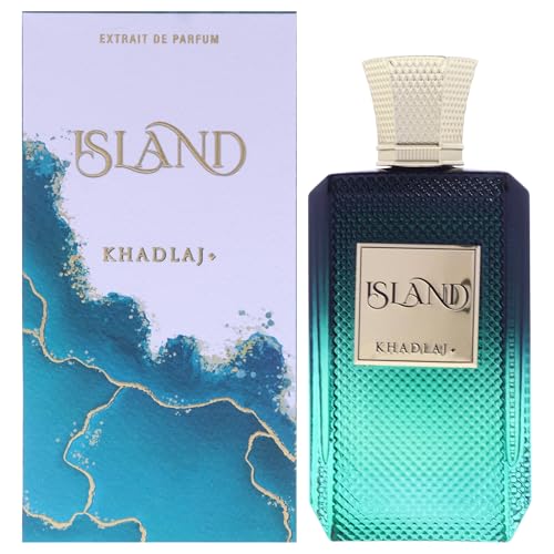 Khadlaj Island Extrait de Parfum Spray for Unisex, 3.4 Ounce