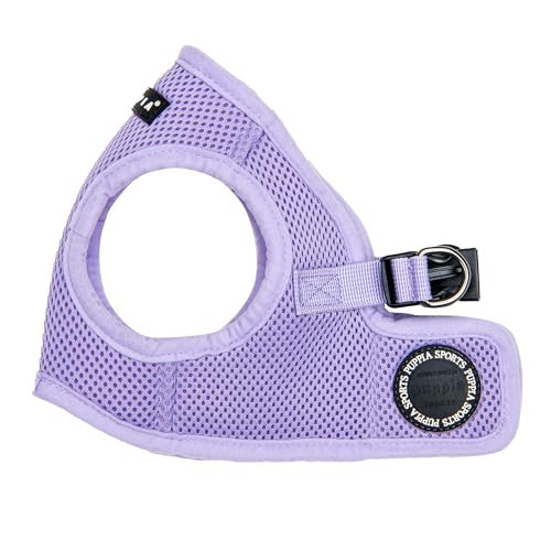 Puppia Soft Vest Dog Harness Step-in Padded Mesh No Choke No Pull Comfortable Walking Running Training for Small Medium Large Dogs, Violet, XX-Large
