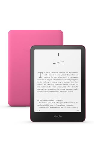 Amazon Kindle Paperwhite 16GB (newest model) – Our fastest Kindle ever, with new 7" glare-free display and weeks of battery life – Without lockscreen ads – Raspberry