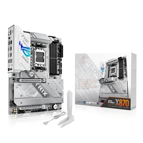 ASUS ROG Strix X870-A Gaming WiFi AMD AM5 X870 ATX Motherboard 16+2+2 Power Stages, Dynamic OC Switcher, Core Flex