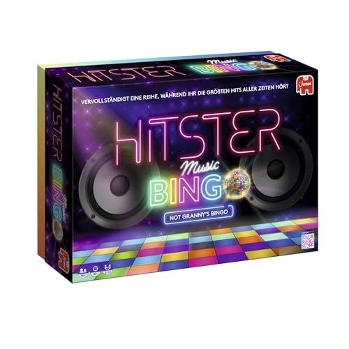 (-37%) Hitster Bingo, Musik-Brettspiel, ab 12 Jahren, 2-6 Spieler, Perfekt für Spielabende, Partys und Familienspaß, Deutsch (DE), Från 16 år
