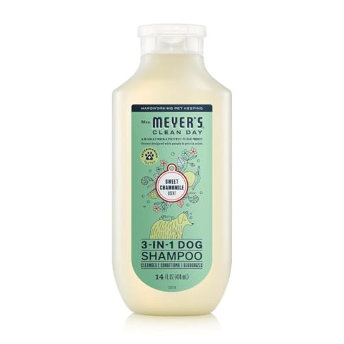 MRS. MEYER'S Clean Day 3 in 1 Dog Shampoo, Sweet Chamomile Scent, 14oz