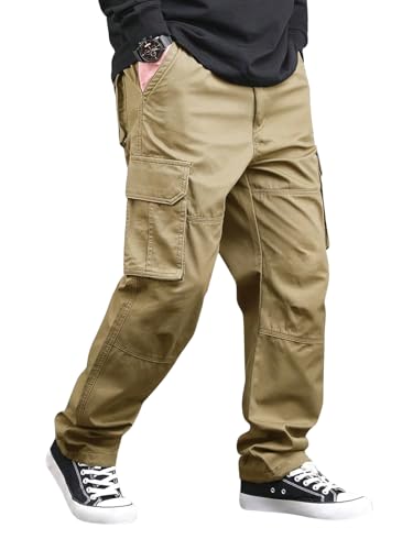 Cargo for Men | Cotton Cargo Pant | Drawstring Waist Pant (Also Available in Plus Sizes) (46-49)