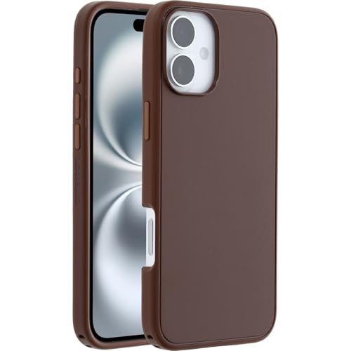 ⚡ BLITZDEAL (-76%) OtterBox Symmetry Series MagSafe Hülle für iPhone 16 Plus, stoßfest, sturzsicher, dünne Schutzhülle, 3X mehr Stürze als nach Militärstandard, Braun