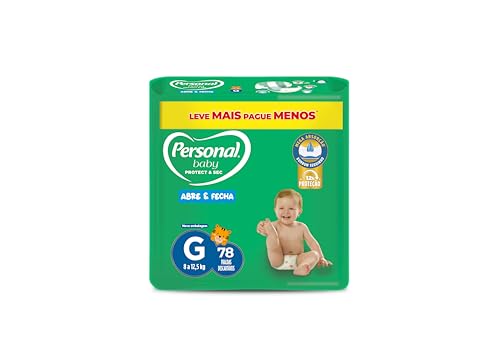 Fralda Personal Protect & Sec G Com 78 Unidades Personal Grande (g) Sem Gênero