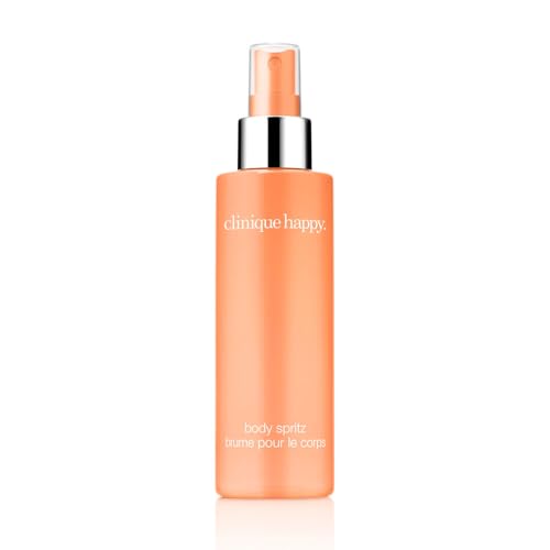 Clinique Happy Body Spritzy | Notes of Grapefruit, Bergamot, Hawaiian Wedding Flower + Spring Mimosa | Women's Fragrance, 4.2 Fl Oz