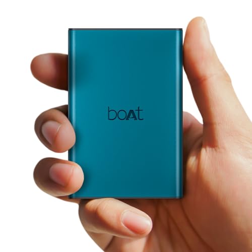 Boat Energyshroom PB300 Pro 10000 mAh 22.5W Pocket Size, Compact Power Bank, Fast Charging (2X Output Ports, Supports Android, iPhone, Tablets,