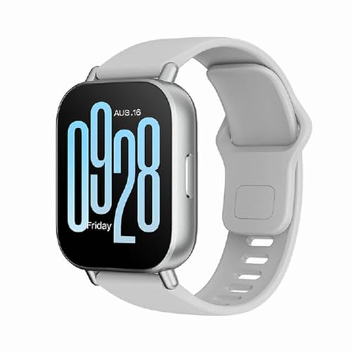 Xiaomi Redmi Watch 5 Active Smartwatch, 2.0" LCD Display, 18 Days of Battery Life, 140+ Sports Modes, 5ATM Waterproof, Bluetooth Calling, Fitness-Tracker- Matte Silver