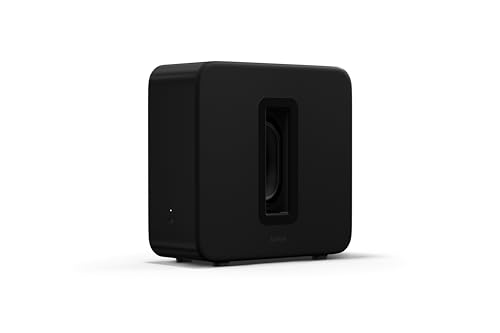 Sonos Sub Bass Support A powerful subwoofer to support your other Sonos speakers with deep bass.