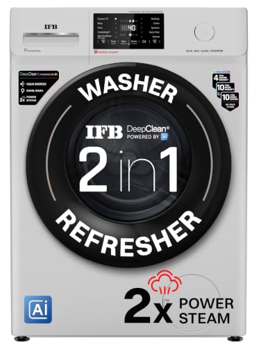 IFB 6 Kg 5 Star with 9 Swirl Wash, Steam Refresh, Eco Inverter Motor, DeepClean® Ai Powered Fully Automatic Front Load Washing Machine (DIVA GXN 6010 