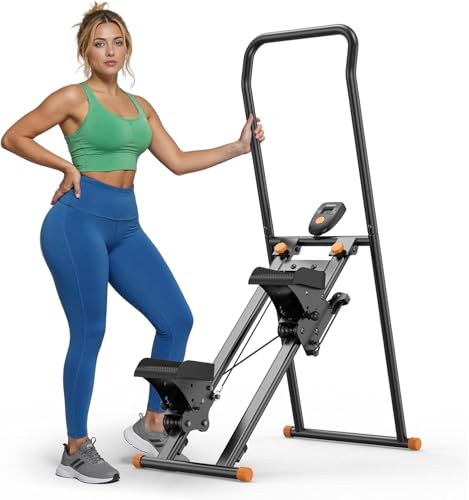 Niceday Steppers for Exercise at Home, Stair Stepper/Climber with Handlebar, Stair Master with 300LBS Loading Capacity