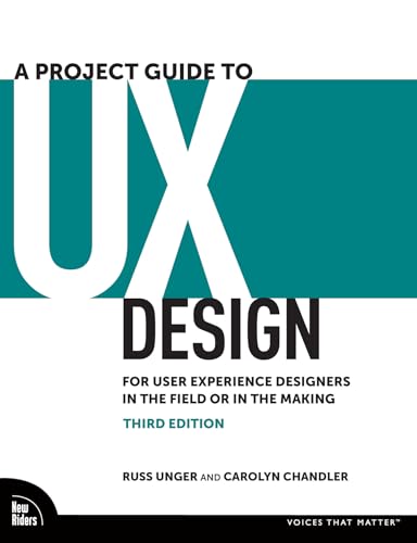 A Project Guide to UX Design book cover