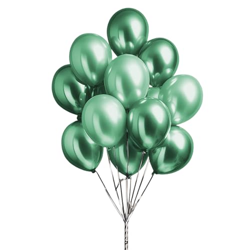 Just Party Chrome Metallic Balloons - Pack of 100 (Green) Just Party Chrome Metallic Balloons - Pack of 100 (Green)