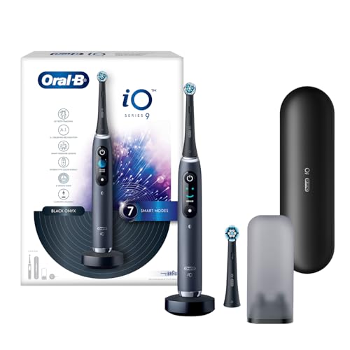 Oral-B iO9 Ultimate Electric Toothbrush, 7 Smart Modes, Pressure Sensor, Interactive Display & AI Personalization, 3hr Quick Charge, 2 Year Warranty b