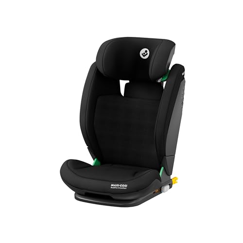 🔥 STARKER PREIS (-31%) Maxi-Cosi RodiFix S Comfort i-Size, atmungsaktive bequeme Stoffe, verstellbarer Kindersitz, 3,5–12 Jahren (100–150 cm), 3-fach verstellbar, G-Cell Schutz, AirProtect, Authentic Black