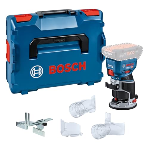 (-51%) Bosch PRO 18V System Akku-Kantenfräse GKF 18V-8 (inkl. Parallelanschlag, 2x Saugadapter zum Fräsen, Spanschutz, 8-mm-Spannzange, Spannschlüssel, L-BOXX ohne Akku/Ladegerät)