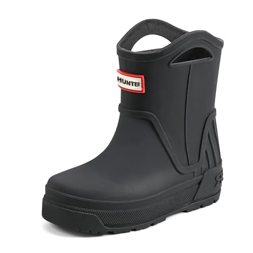 Hunter Unisex Georgey (Toddler/Little Kid), Black, 9, Medium