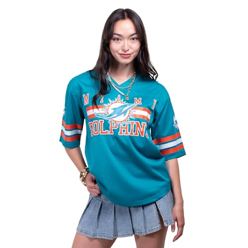 Ultra Game Women's Standard Soft Mesh Vintage Gameday Shirt, Team Color 24
