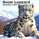 Snow Leopard Calendar 2025: A gift for snow leopard lovers