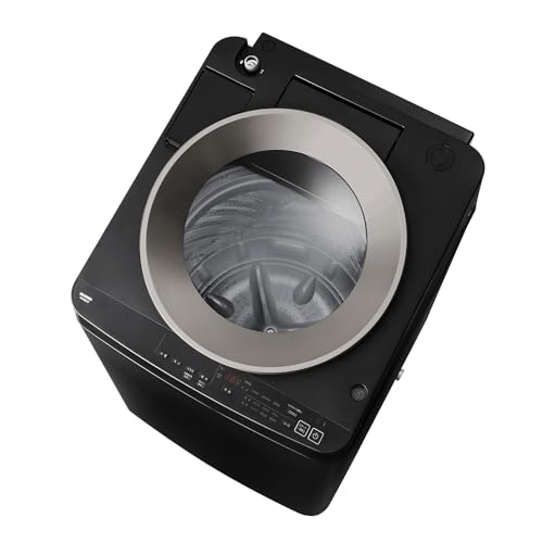 アイリスオーヤマ 洗濯機 8.0kg ブラック OSH TNI-80A2-B ガチ落ち極渦洗浄 デザインモデル 3