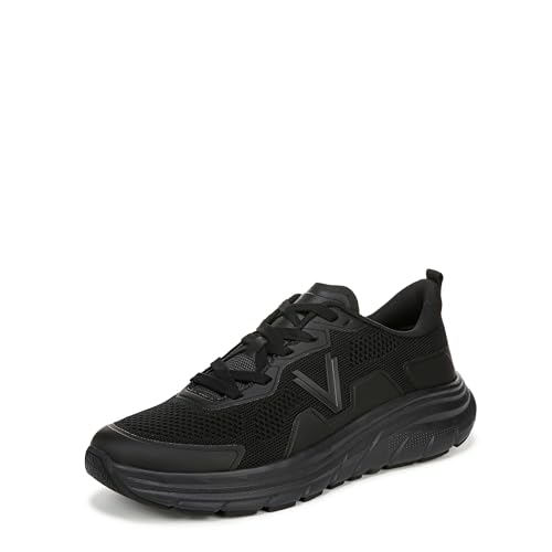 Vionic Men's Walk Max Sneaker, Black Black Knit, 11