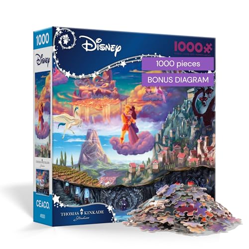 Ceaco - Thomas Kinkade - Disney - Hercules -1000 Piece Jigsaw Puzzle